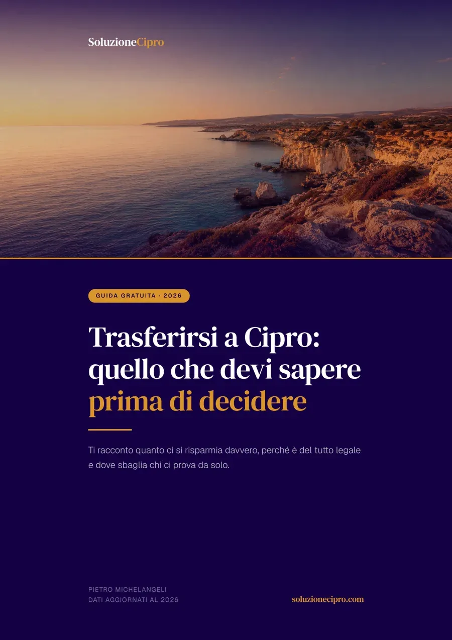 Copertina della guida gratuita Trasferirsi a Cipro